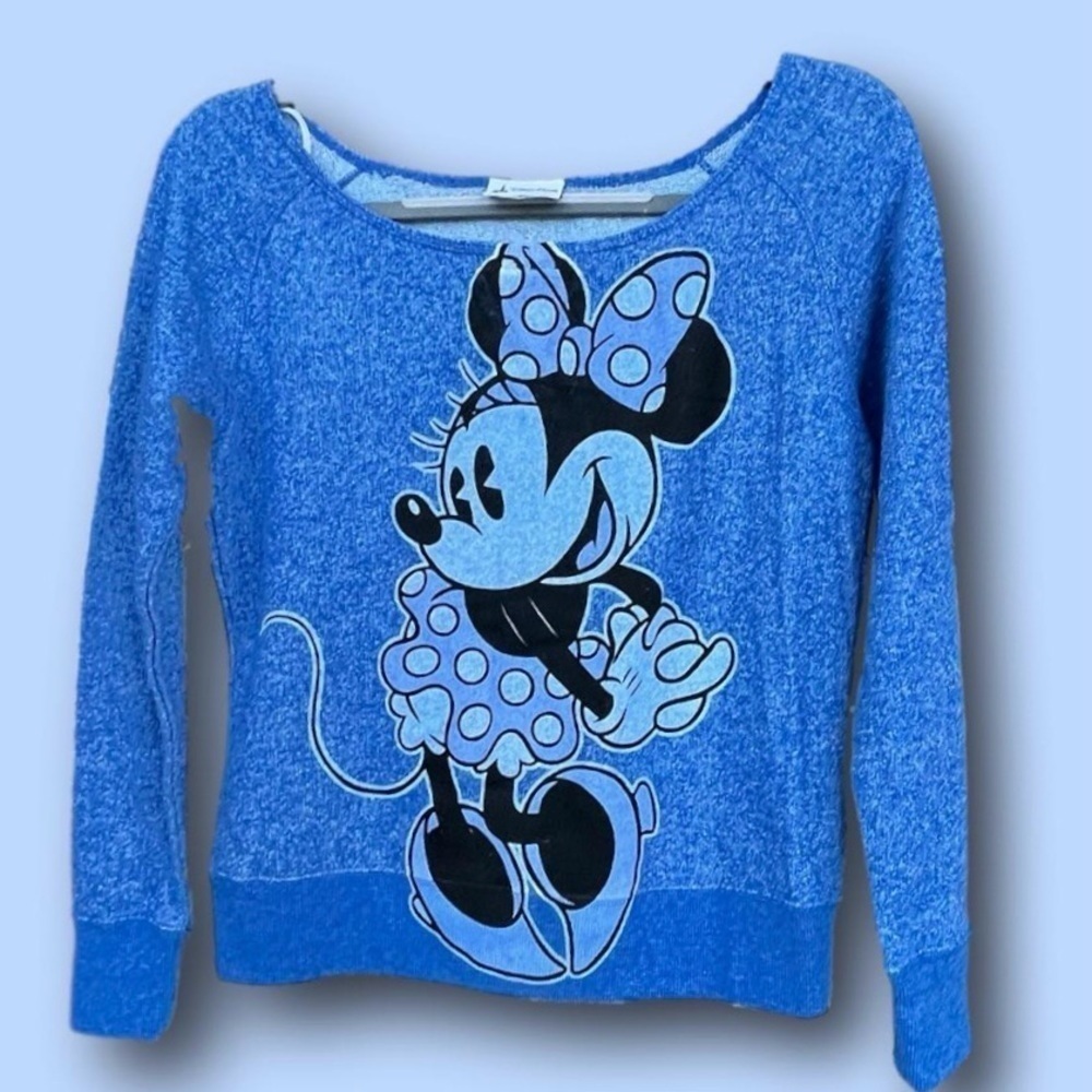 NWOT Disney Park relax fit off the shoulder MinnieMouse sweater